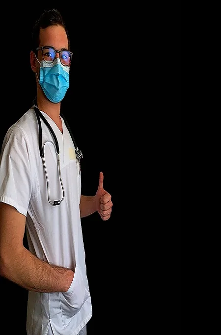 Krankenpfleger bei der Arbeit